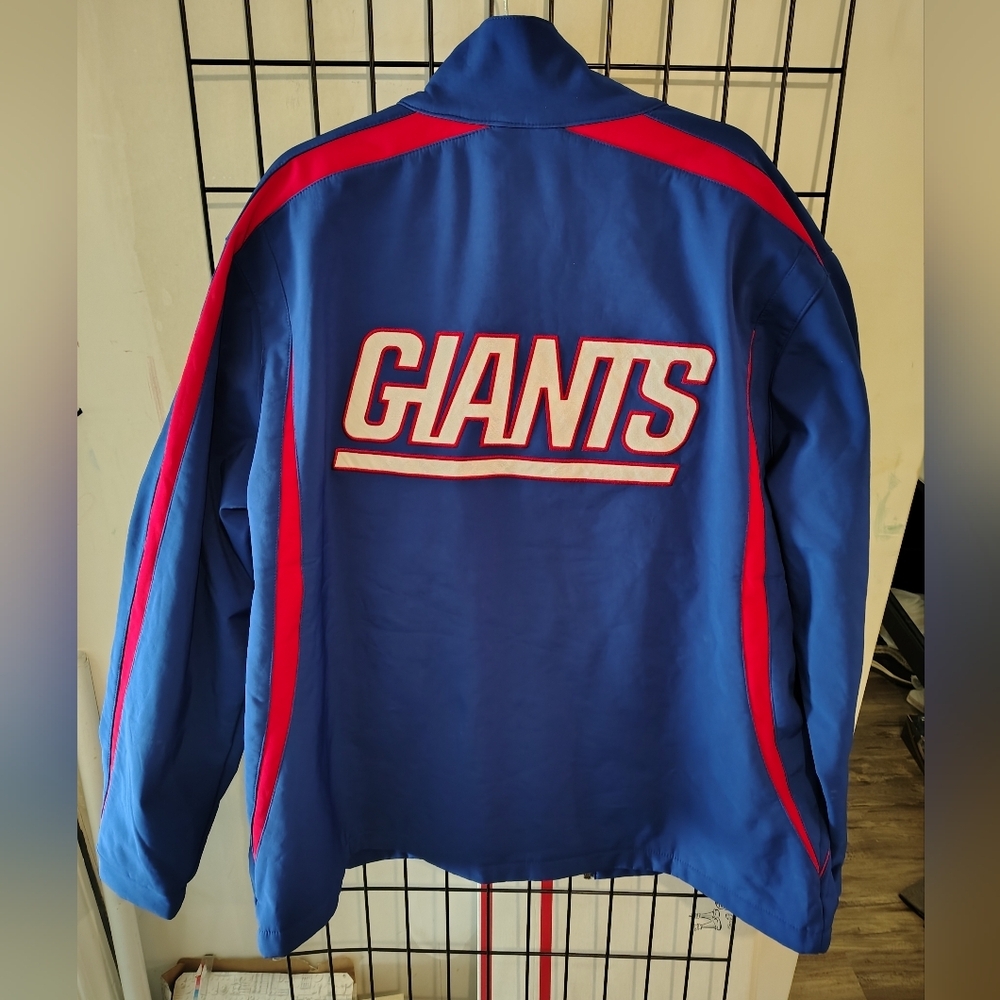New York Giants NFL G-III Big & Tall Full-Zip Soft Shell Jacket - Picture 9 of 11